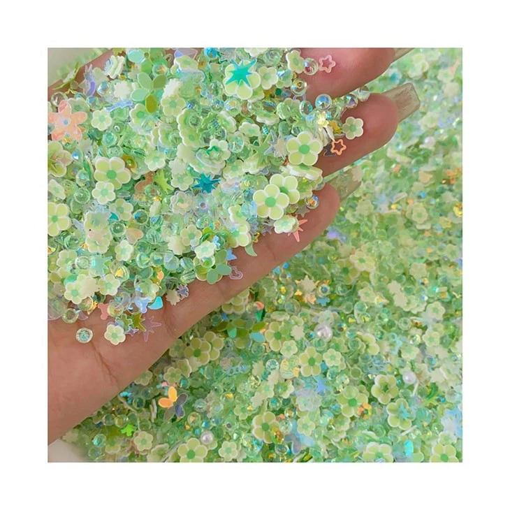 Mix Of Flower Shell Pearl Sprinkles