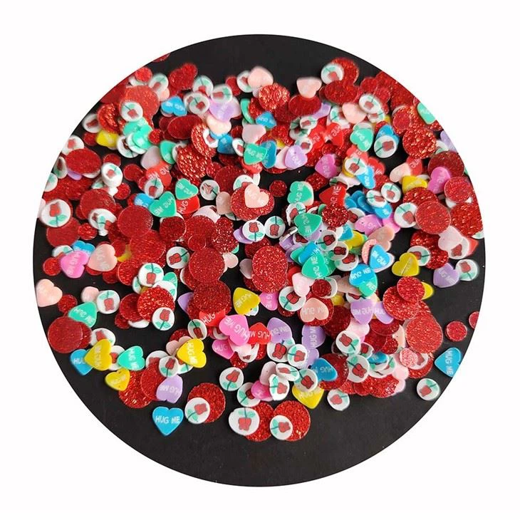 Rose And Heart Polymer Clay